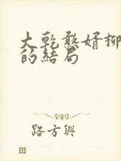 大乾憨婿柳如玉的结局