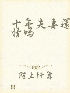 十年夫妻还有感情吗