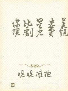 你比星光美丽电视剧免费观看番外