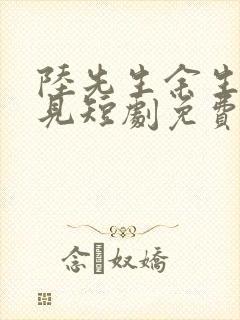 陆先生余生不再见短剧免费观看全集封面