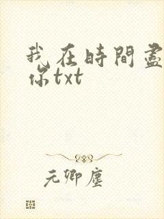 我在时间尽头等你txt封面
