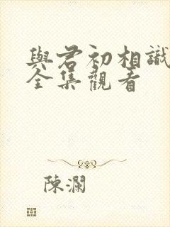 与君初相识免费全集观看