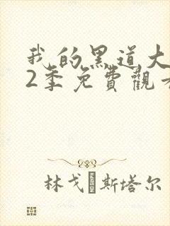 我的黑道大佬第2季免费观看完整版