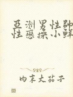 亚洲男性帅哥同性恋操小鲜肉逼