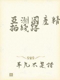 亚洲国产精品自拍线路