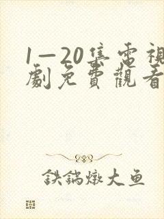 1—20集电视剧免费观看