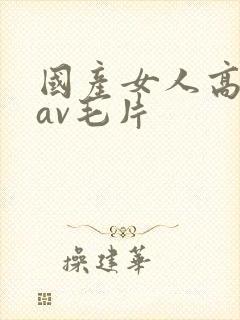 国产女人高潮的av毛片