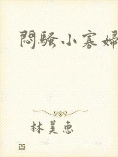 闷骚小寡妇