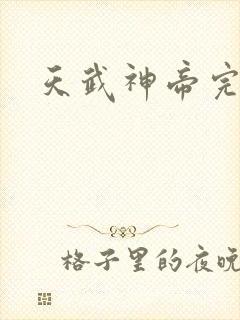 天武神帝完结版