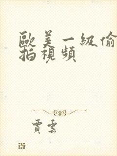 欧美一级偷拍偷拍视频