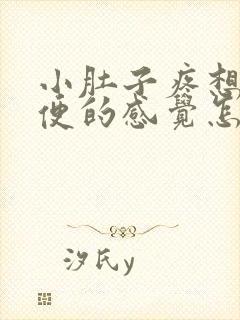 小肚子疼想上大便的感觉怎么回事