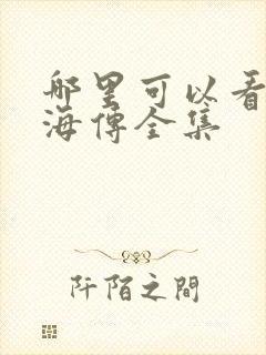 哪里可以看到藏海传全集封面