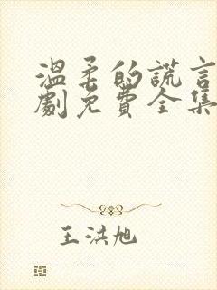 温柔的谎言电视剧免费全集完整版