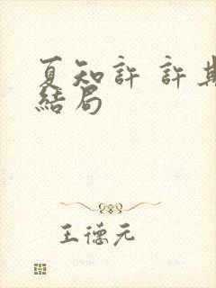 夏知许 许其琛结局