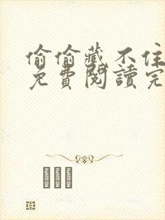 偷偷藏不住小说免费阅读完整