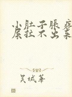 小肚子胀疼想拉屎拉不出来怎么回事