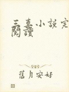三喜小说完整版阅读
