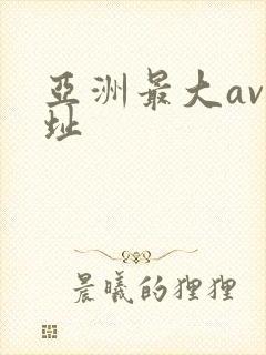 亚洲最大av网址封面
