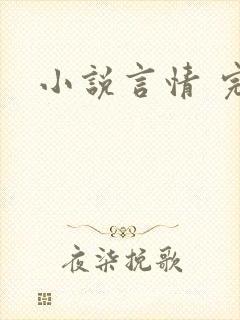 小说言情 完本