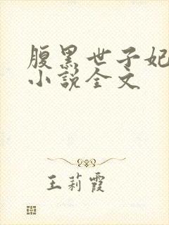 腹黑世子妃日常小说全文