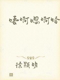 唔啊嗯啊哈啊封面