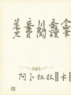 叶妄川乔念小说免费阅读笔趣阁