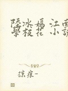 陆冰嫣 江南大学校花 小说封面