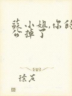 苏小姐,你的老公掉了