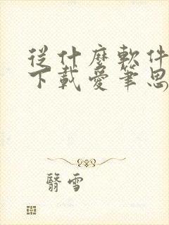 从什么软件可以下载爱笔思画封面