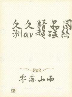 久久精品国产亚洲av超碰丝袜