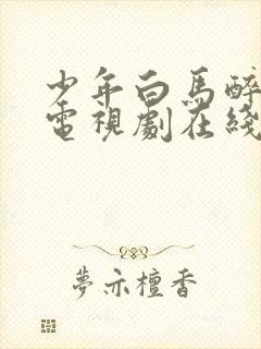 少年白马醉春风电视剧在线观看23