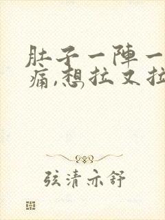 肚子一阵一阵的痛,想拉又拉不出来