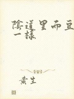 阴道里面豆腐渣一样