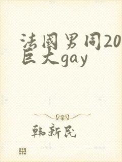 法国男同20超巨大gay
