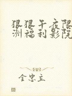 狠狠午夜限制亚洲福利影院