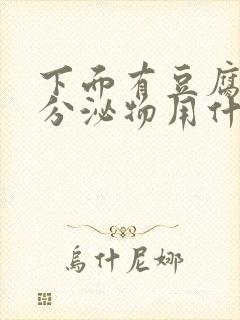 下面有豆腐渣状分泌物用什么药