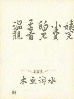 温柔的小姨在线观看免费完整版电视剧