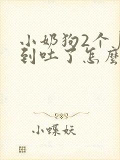 小奶狗2个月不到吐了怎么办