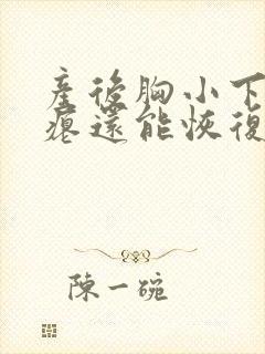 产后胸小下垂干瘪还能恢复吗