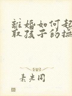 离婚如何起诉争取孩子的抚养权