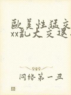 欧美性猛交xxxx乱大交退制版封面