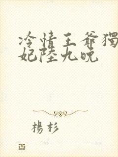 冷情王爷独宠王妃陆九晚