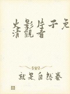 火影片子免费高清观看