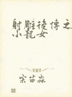 射雕后传之黄蓉小龙女