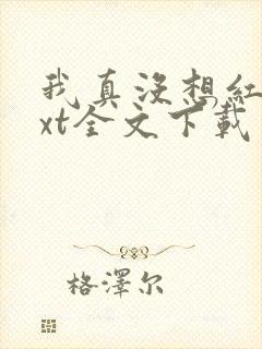 我真没想红啊txt全文下载