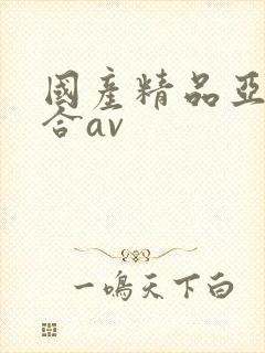 国产精品亚洲综合av封面