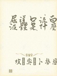 尿道口流白色的液体是什么原因