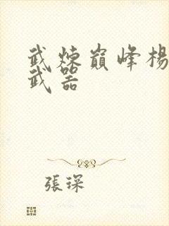 武炼巅峰杨开的武器