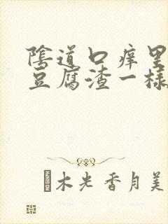 阴道口痒里面有豆腐渣一样的东西封面