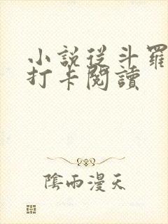 小说从斗罗开始打卡阅读